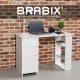 Стол письменный/компьютерный  "Scandi CD-016", 1100х500х750 мм, 4 ящика, белый, 641891, ЦБ013707-1. Фото товара с разных ракурсов.